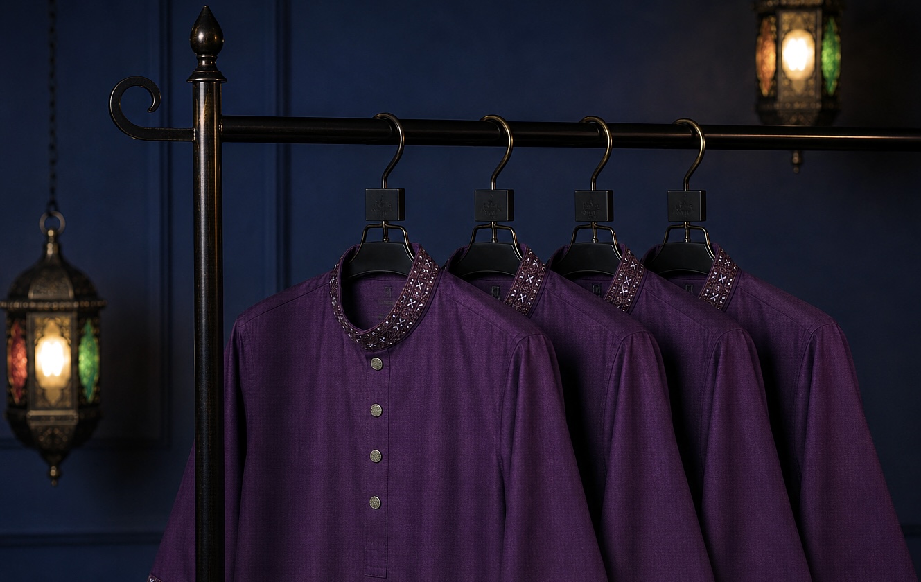 Elegant Purple Punjabi